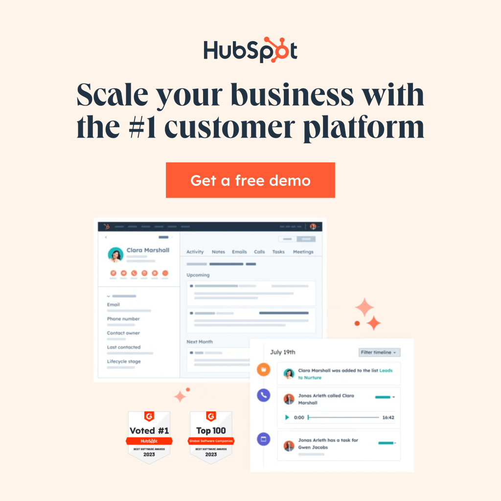 Hubspot ad
